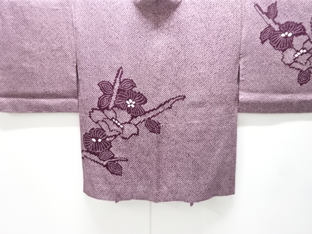 未使用品　本総絞り　枝花模様絵羽織